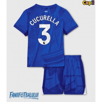 Chelsea Marc Cucurella #3 Echipament de Fotbal Replică 2025-26 Copii Acasa (+ Șorturi)